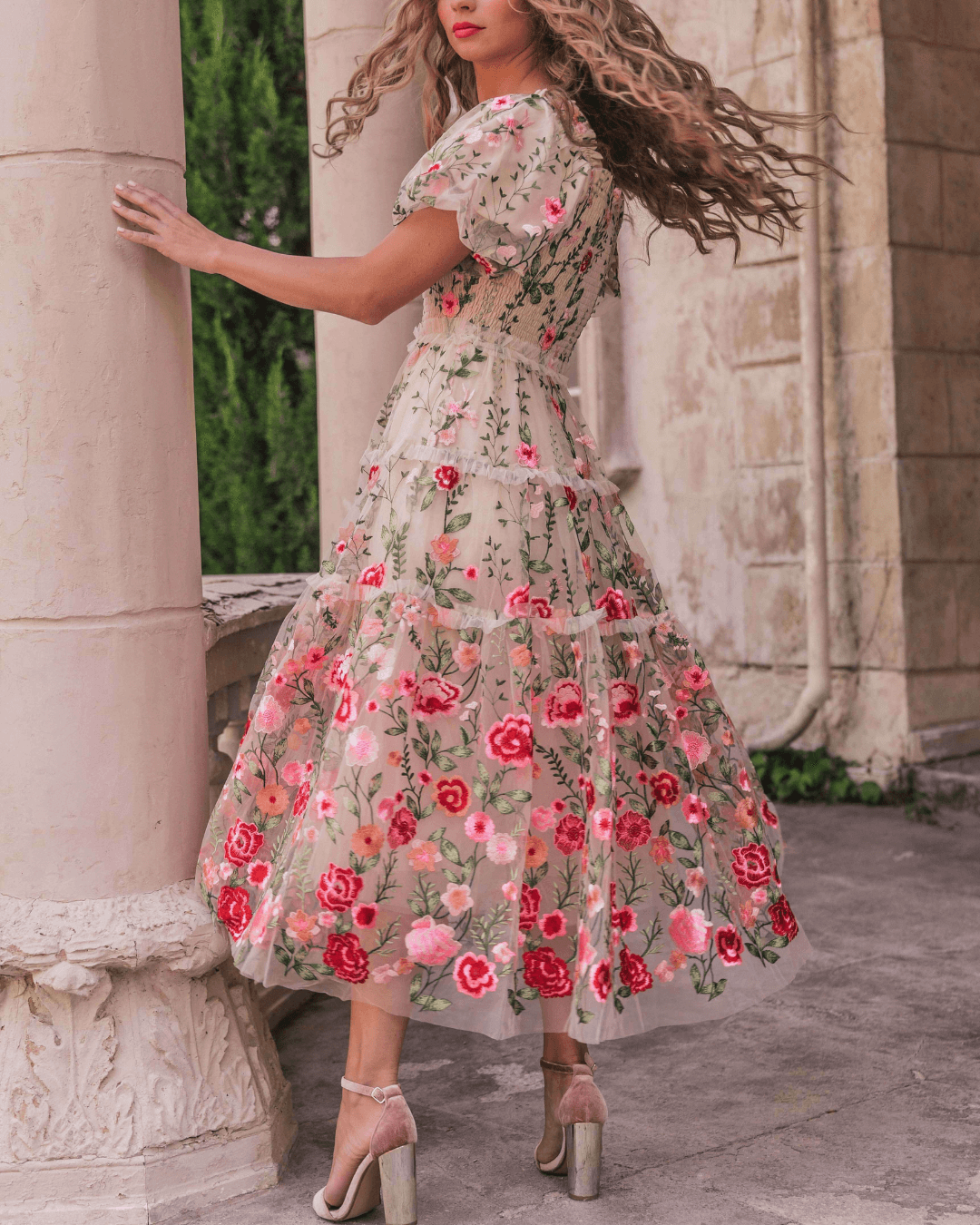 Floral Printed Dress - Fashionpara