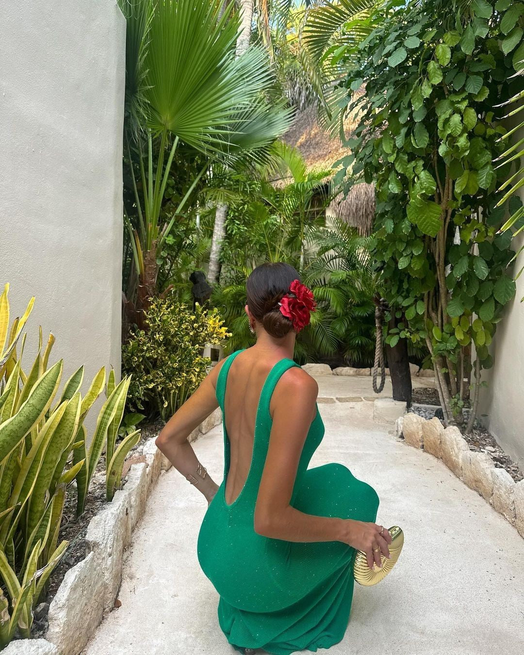 Alfonso Maxi Dress - Green