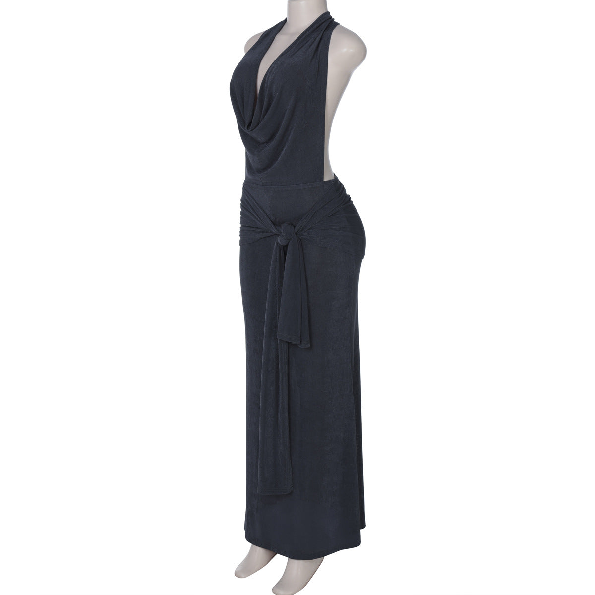 Angola Maxi Dress - Grey