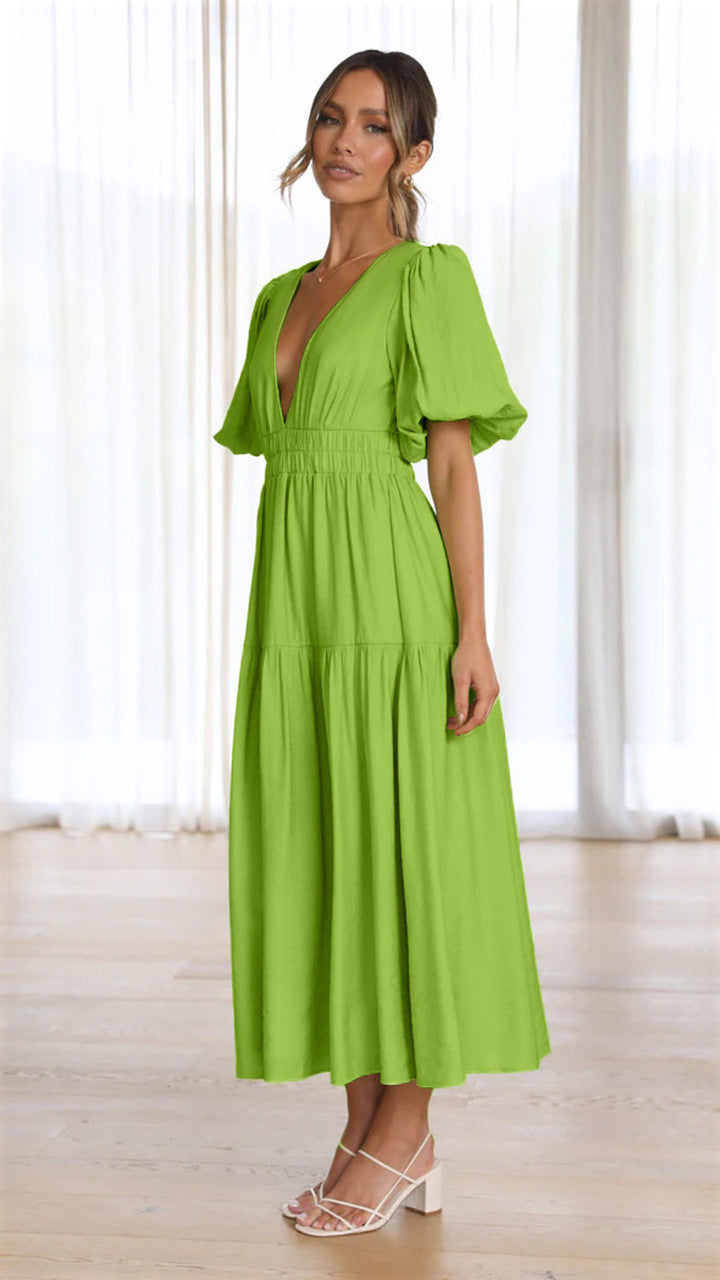 Brunch It Right Midi Dress - Light Green