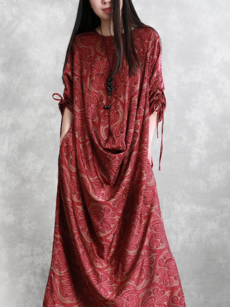 stylish holiday loose maxi dress cool skirt - Fashionpara