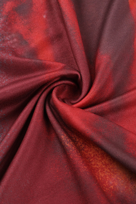 Elegant Cutout Leopard Vacation Maxi Dress