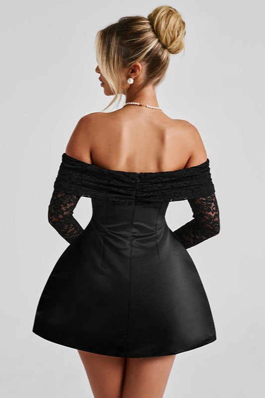 Lace Bodycon Mini Dress