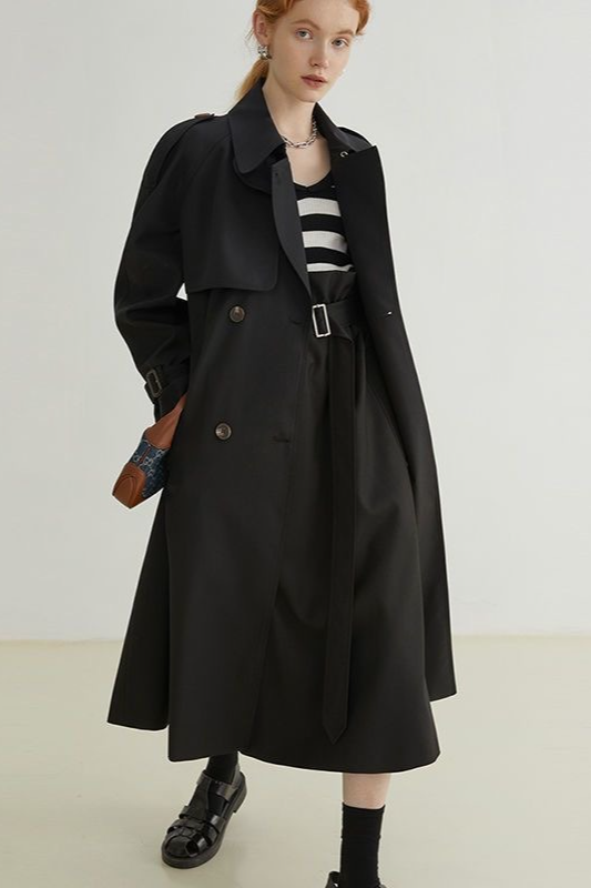 British Mid Length Trendy Elegant Overcoat - Fashionpara