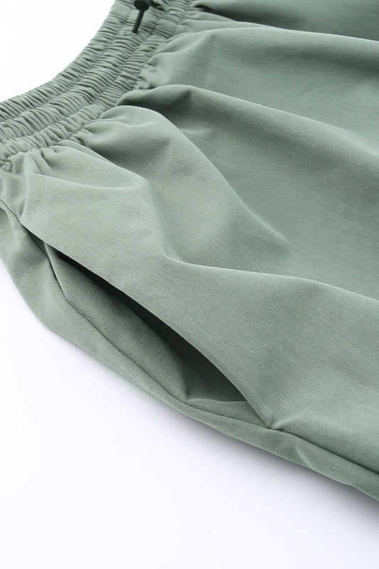 Casual Loose Drawstring Waist Cargo Pant