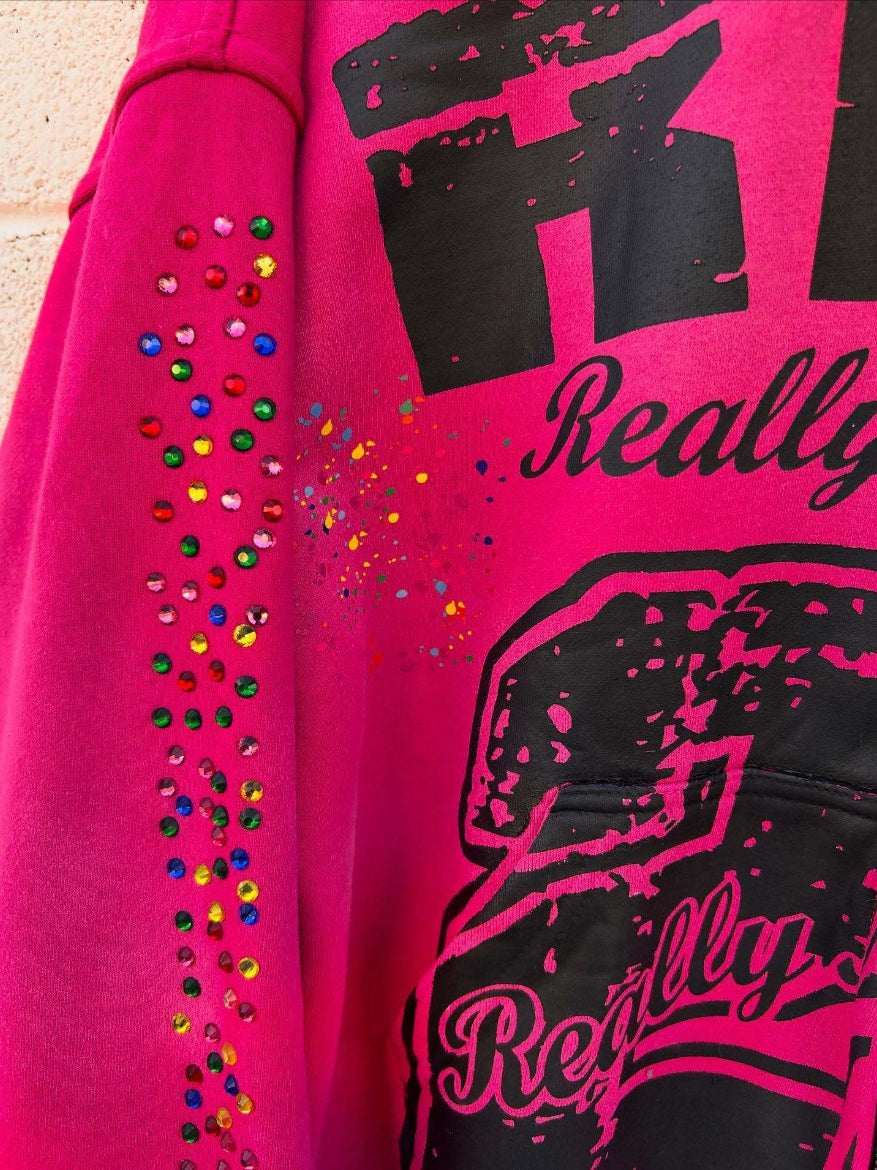 Hip-Hop Street Style Letter Print Hoodie