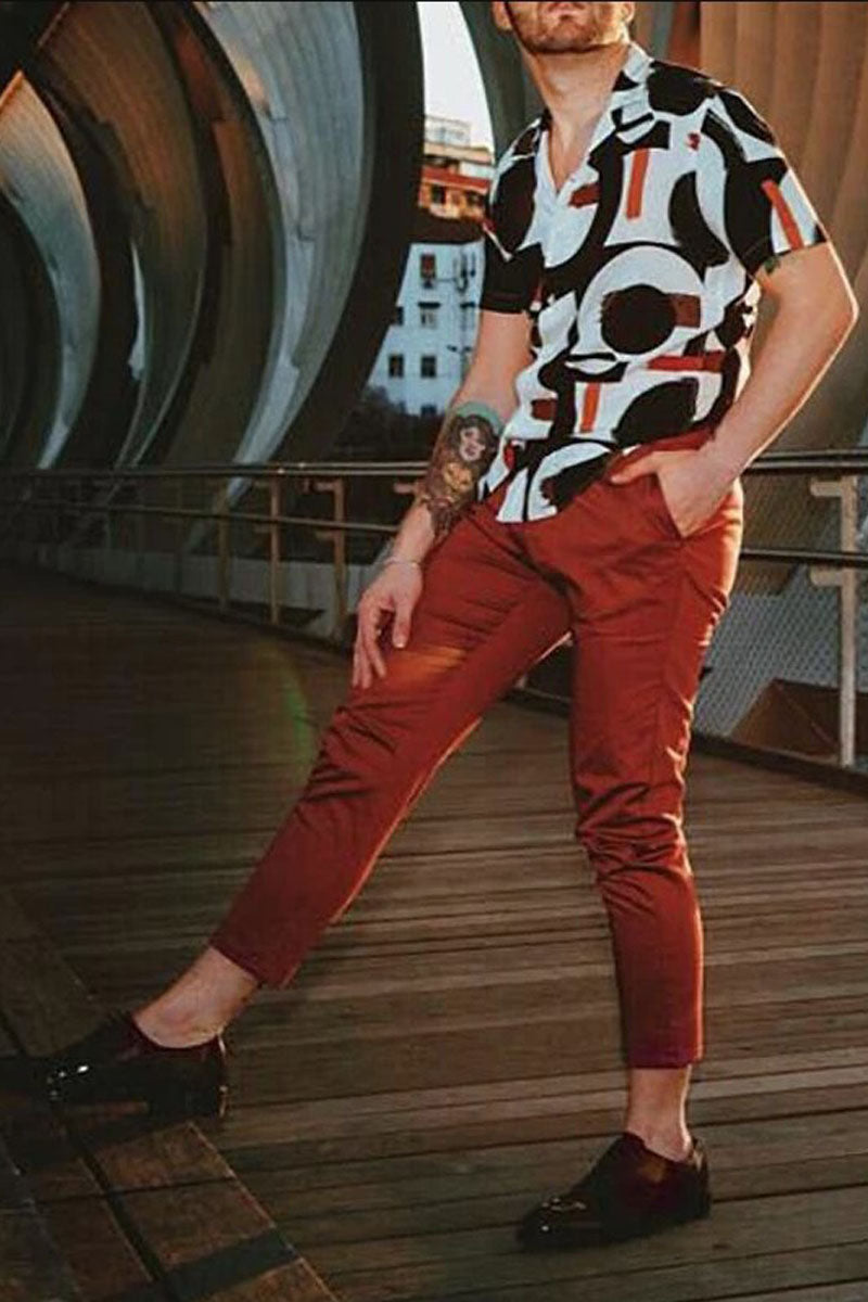 Vintage Men's Printed Shirt Fashionpara