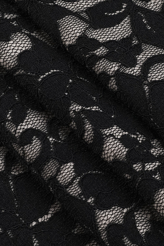 Lace V-Neck Bodycon Party Skirt