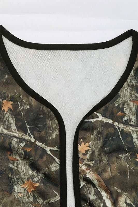 Retro Print Cardigan Coat for Stylish and Cozy Layers