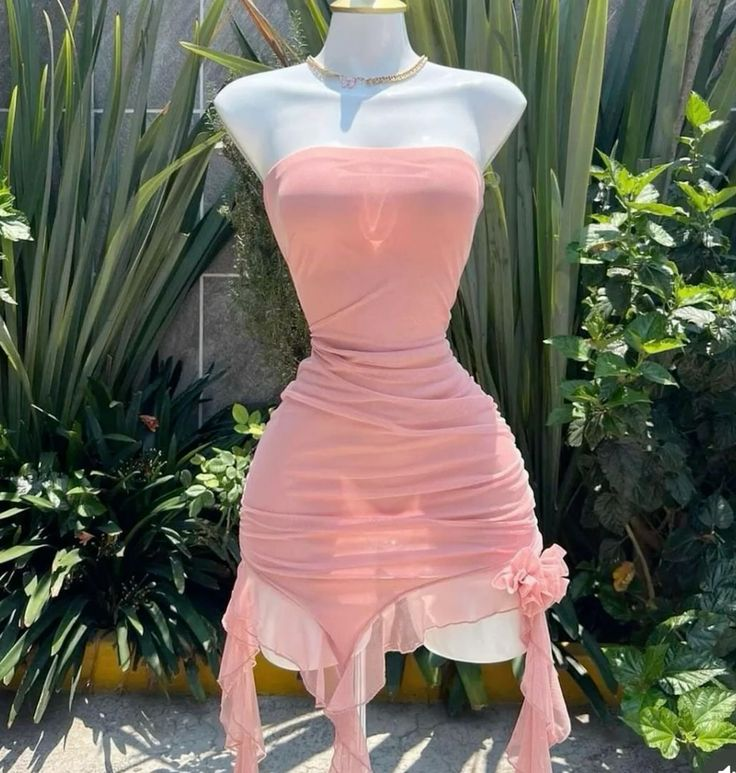 Sexy Sleeveless Hot Pink Sheath Cocktail Dress Short Party Dress S231