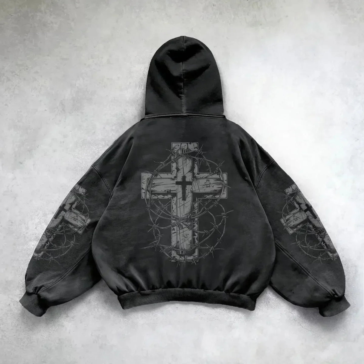 Pattern Printing Casual Hoodie 2
