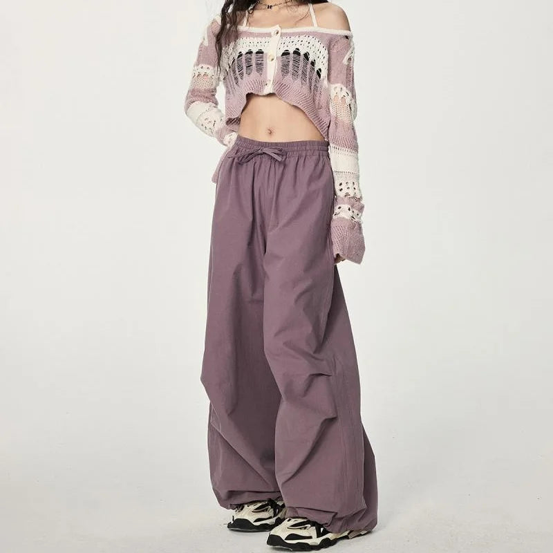 Trendy Loose Workwear Cargo Pants