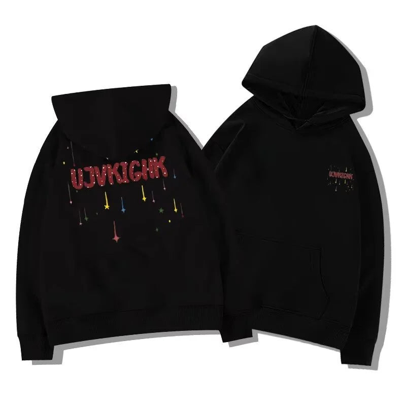 Funny Graffiti Graphic Y2K Hoodie