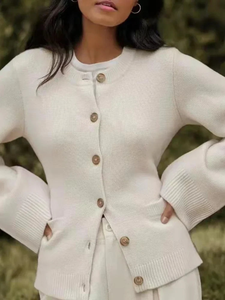 Long Sleeve Knitted Sweater Cardigan 5