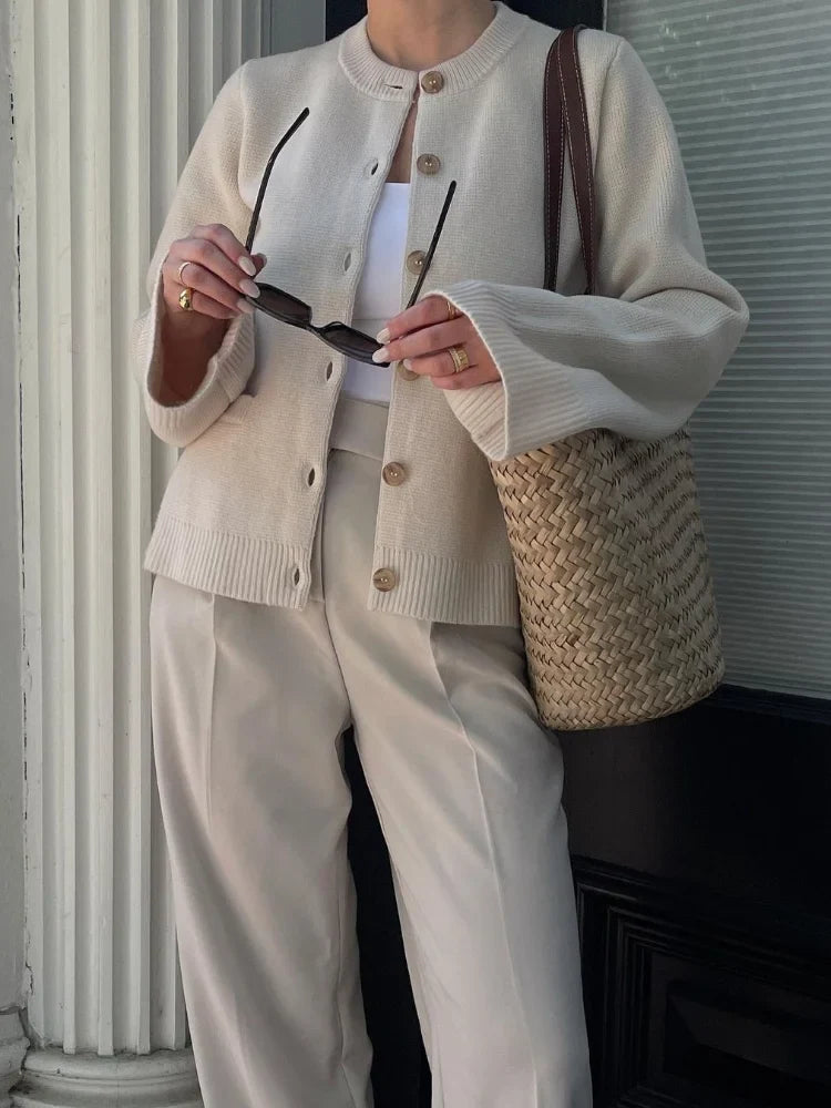 Long Sleeve Knitted Sweater Cardigan 2