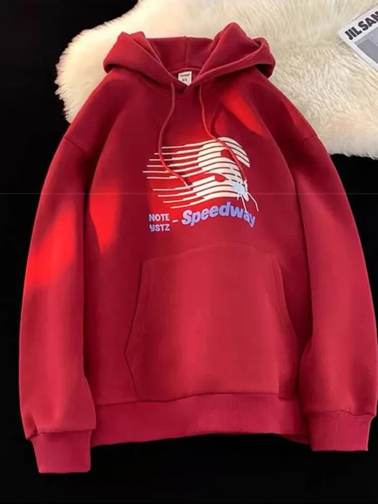 Speedway Letter Graphic Hoodie