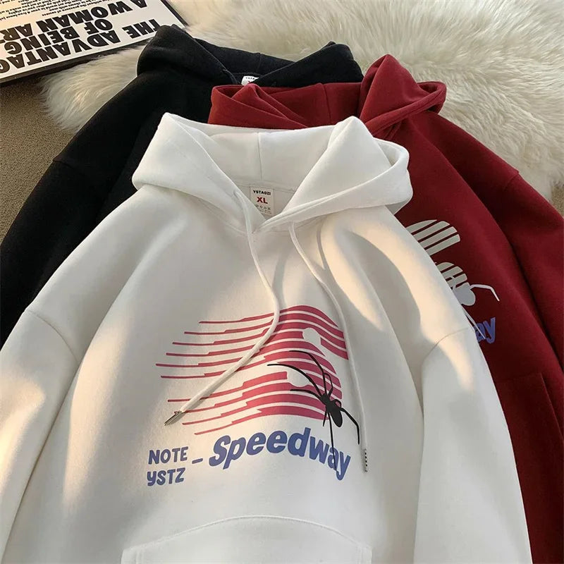 Speedway Letter Graphic Hoodie 2