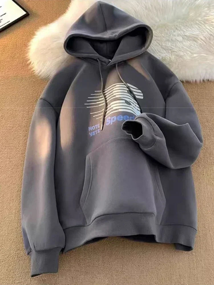 Speedway Letter Graphic Hoodie 8