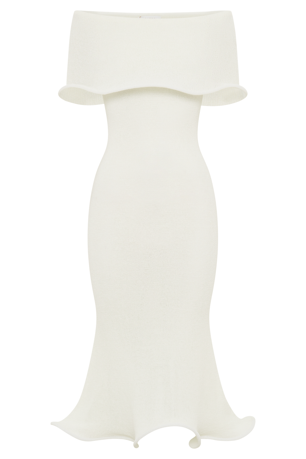 Knit Off Shoulder Short Sleeve Bodycon Midi Dress 8