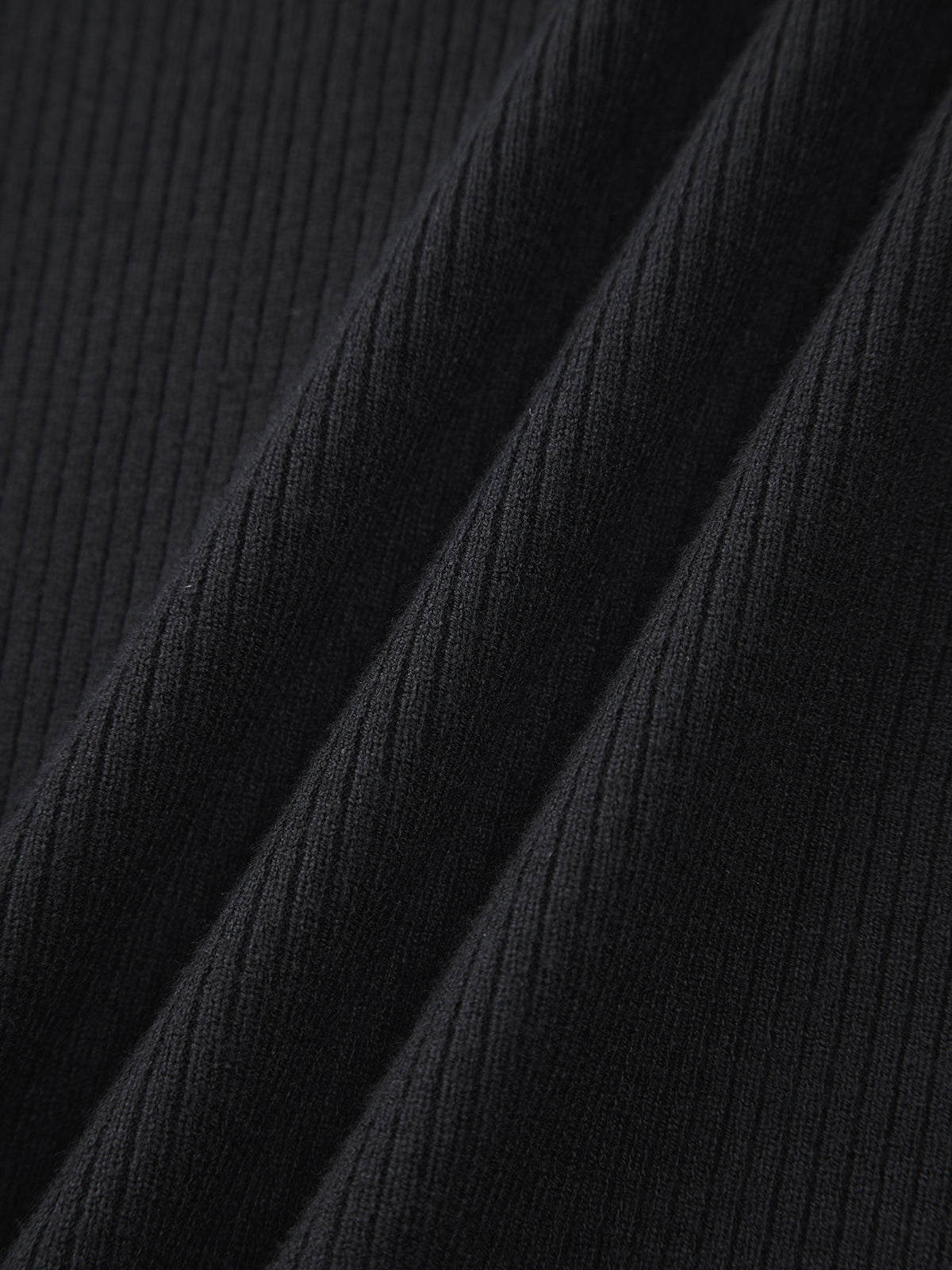 Contrast Trim Mock Neck Knit Top 7