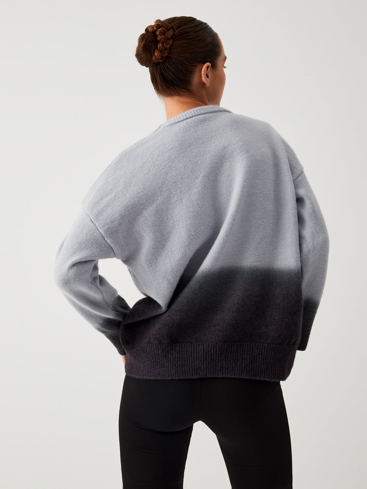 Cloud Nine Fuzzy Ombre Oversized Sweater 3
