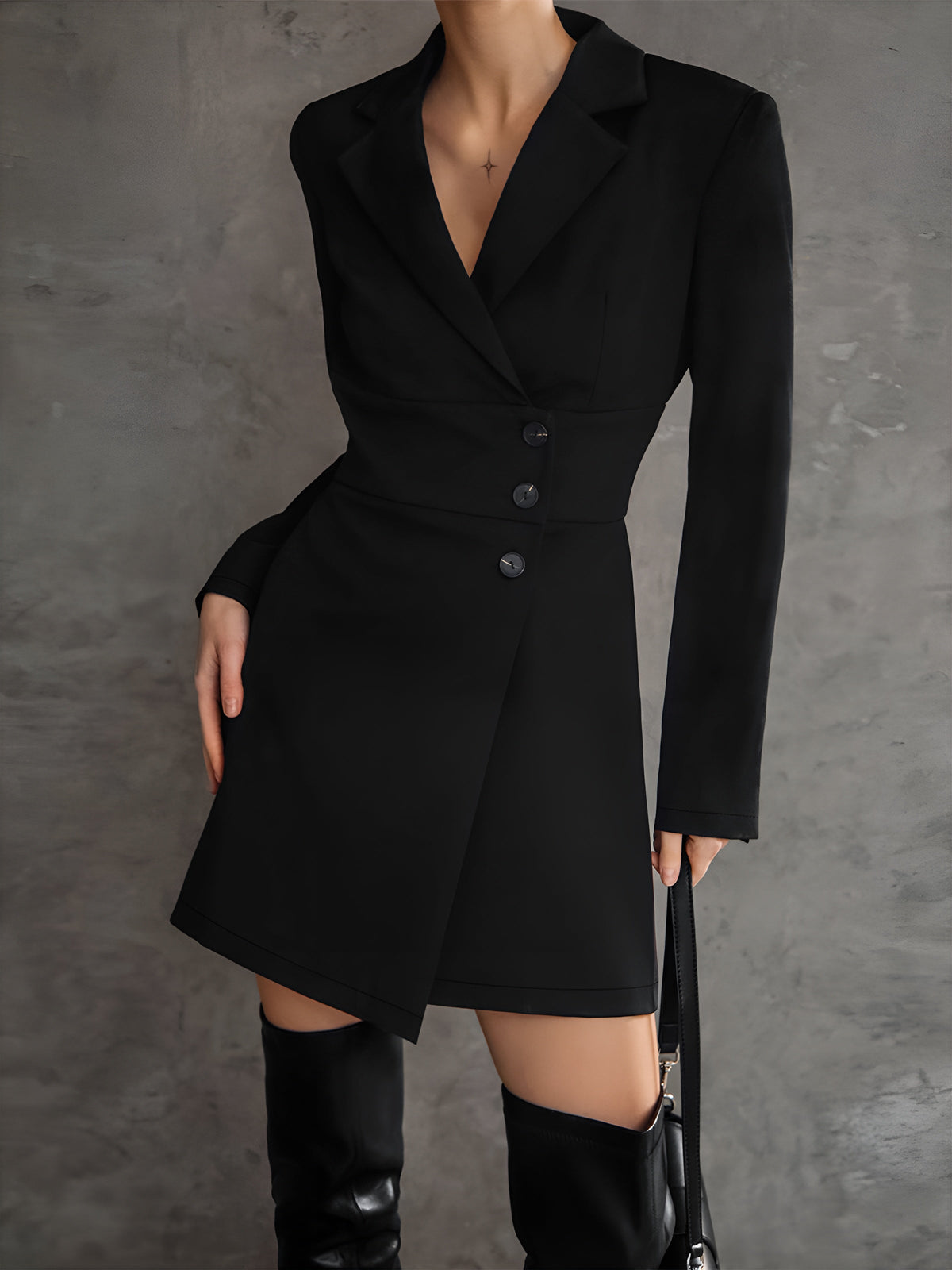 First Choice Blazer Long Sleeve Short Dress 2