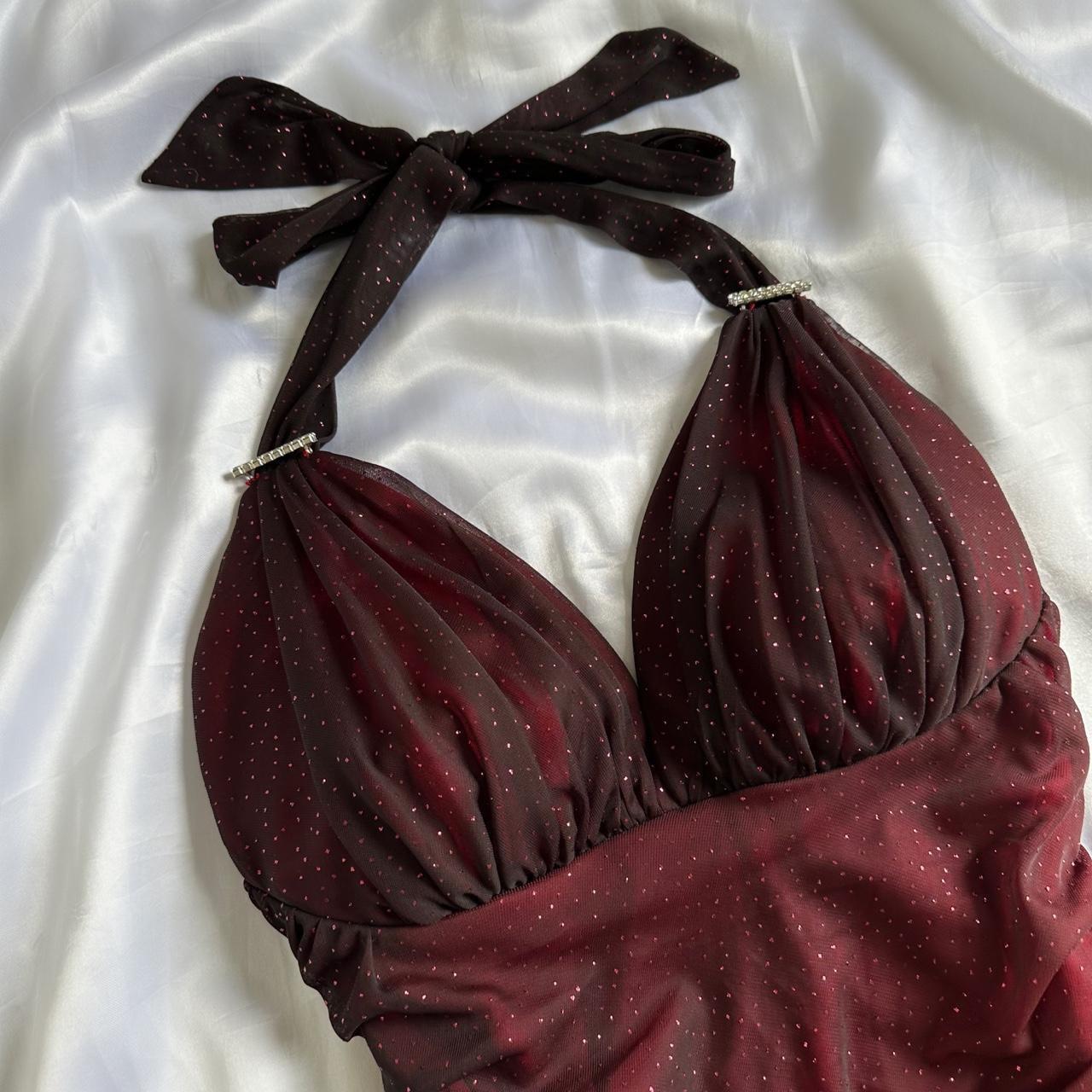 Beautiful Halter Birthday Party Dresses Red Prom Dresses