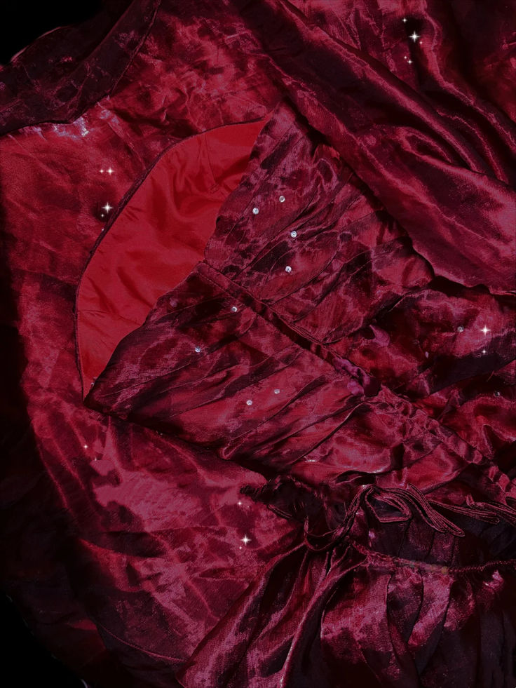 Elegant Burgundy Strapless Satin Pleated Ruffle Mermaid Evening Dress Long Prom Gown D1394