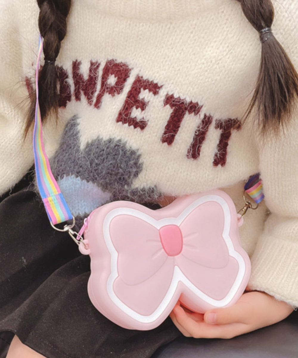 Beautiful Purple Butterfly Kids Girls Messenger Bag