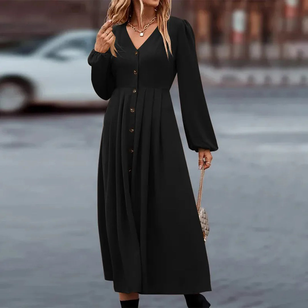 Oneida Boho V-neck Maxi Dress for Women Office and Evening - View 4