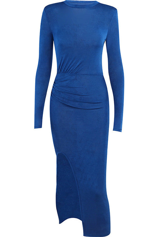 Chic Black Long Sleeve Bodycon Dress  Fashionpara
