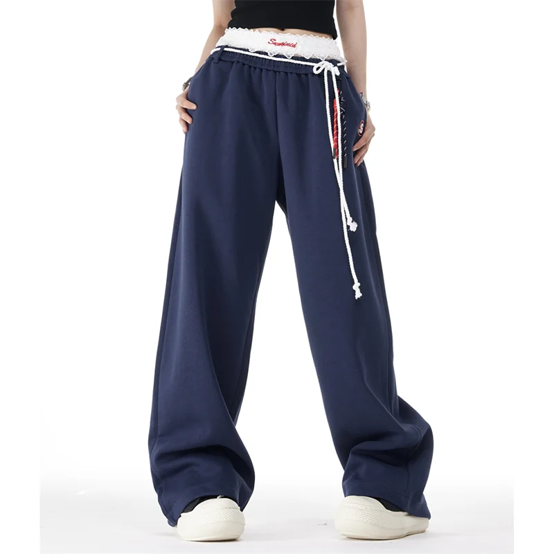 Harajuku Loose Wide-Leg High-Waisted Dance Pant