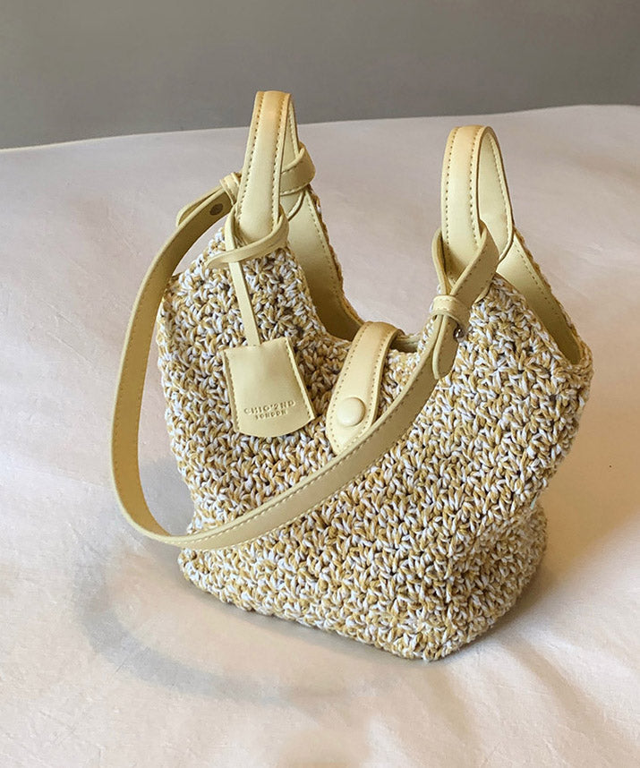 Straw Shoulder Bag Bohemian Woven Versatile