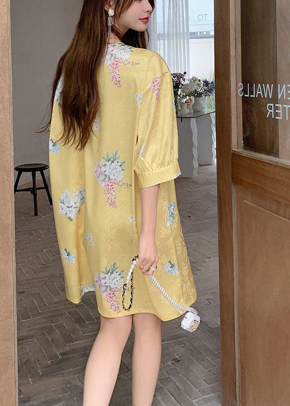 Satin Jacquard Mandarin Collar Lace Up Keyhole Shift Mini Dress - View 5