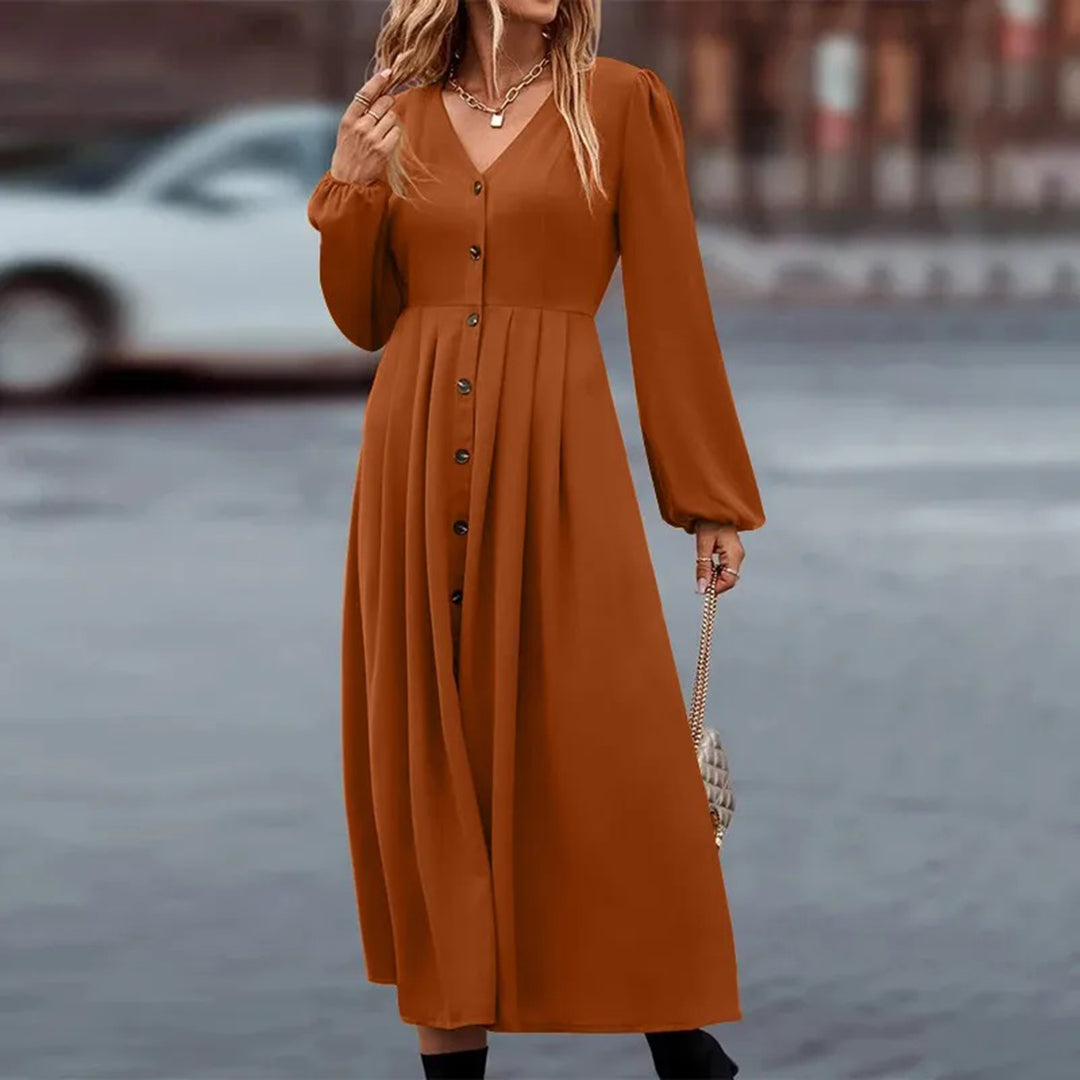 Oneida Boho V-neck Maxi Dress for Women Office and Evening - View 6