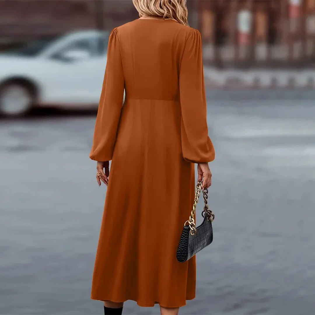 Oneida Boho V-neck Maxi Dress for Women Office and Evening - View 7