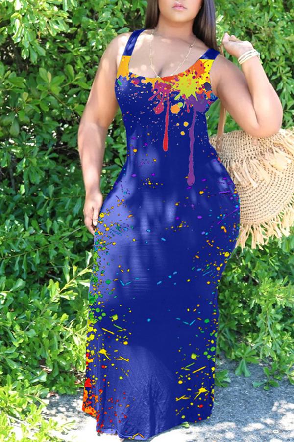 Multi-Length Digital Print Maxi Dress Fashionpara