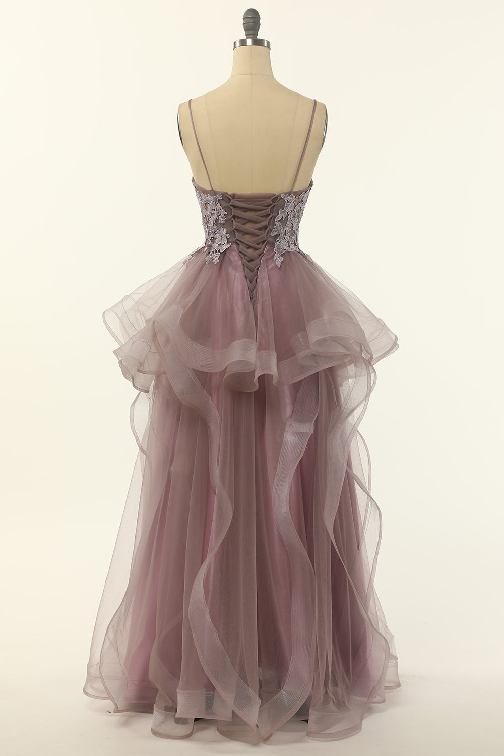 Tulle Appliques Prom Dress - Fashionpara