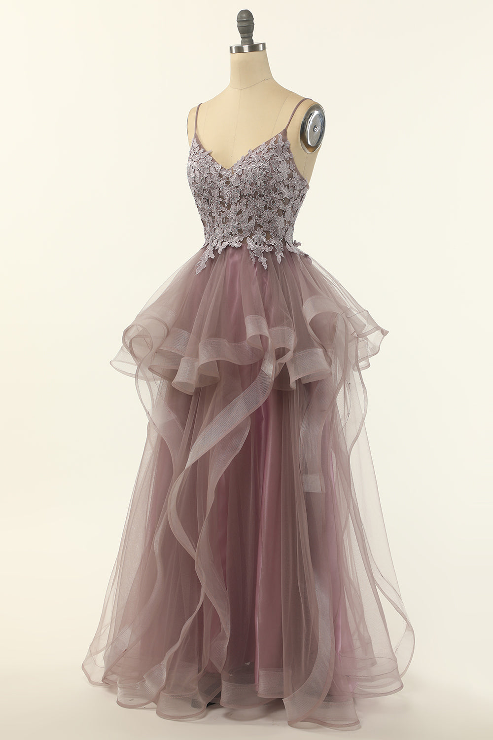 Tulle Appliques Prom Dress - Fashionpara