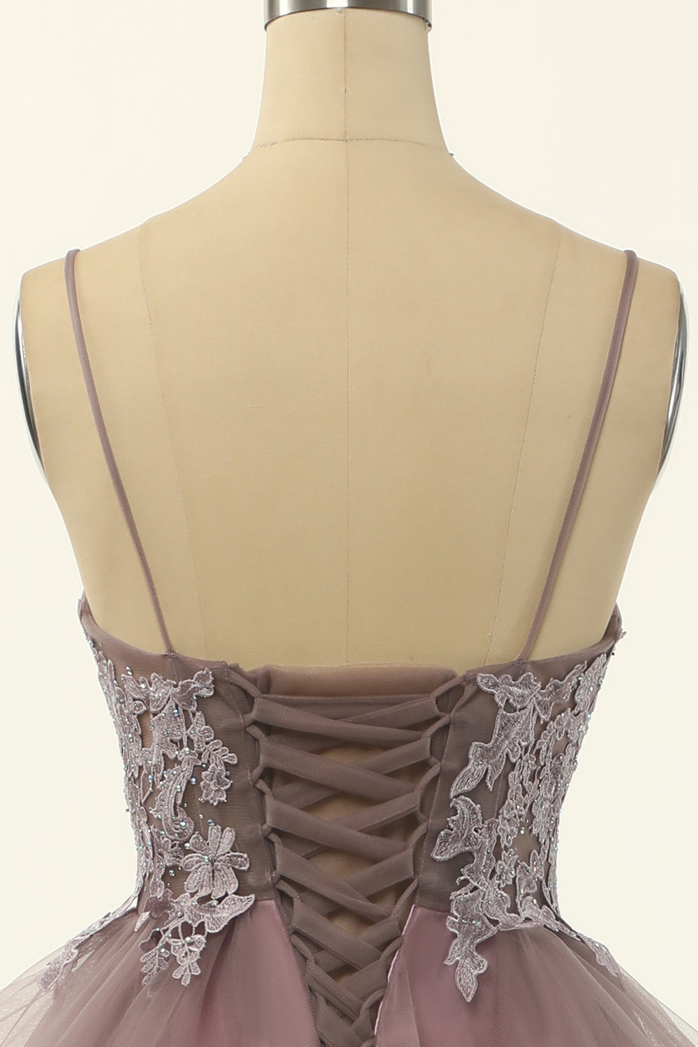 Tulle Appliques Prom Dress - Fashionpara