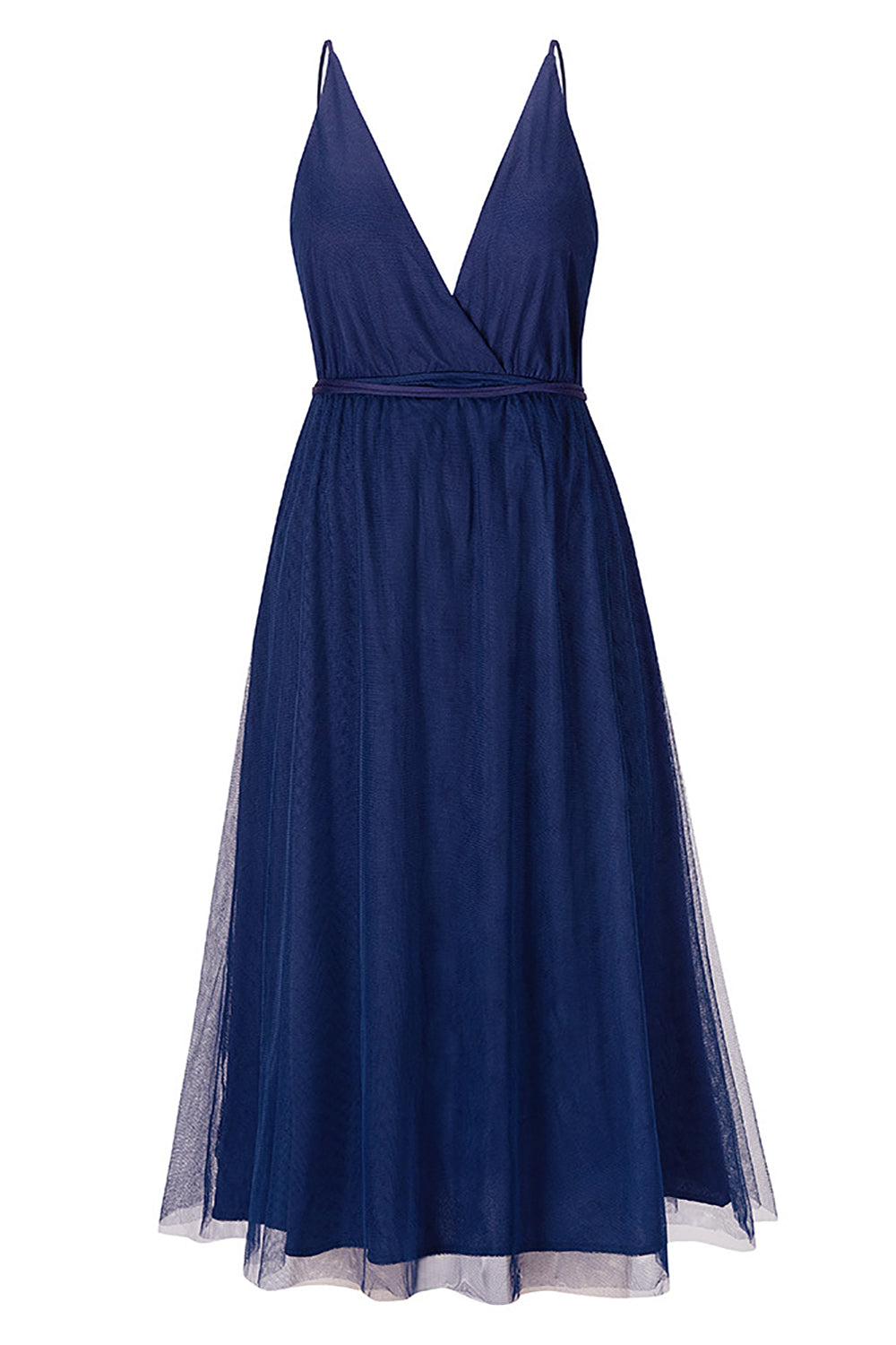 Simple Deep V Neck Green Party Dress - Fashionpara