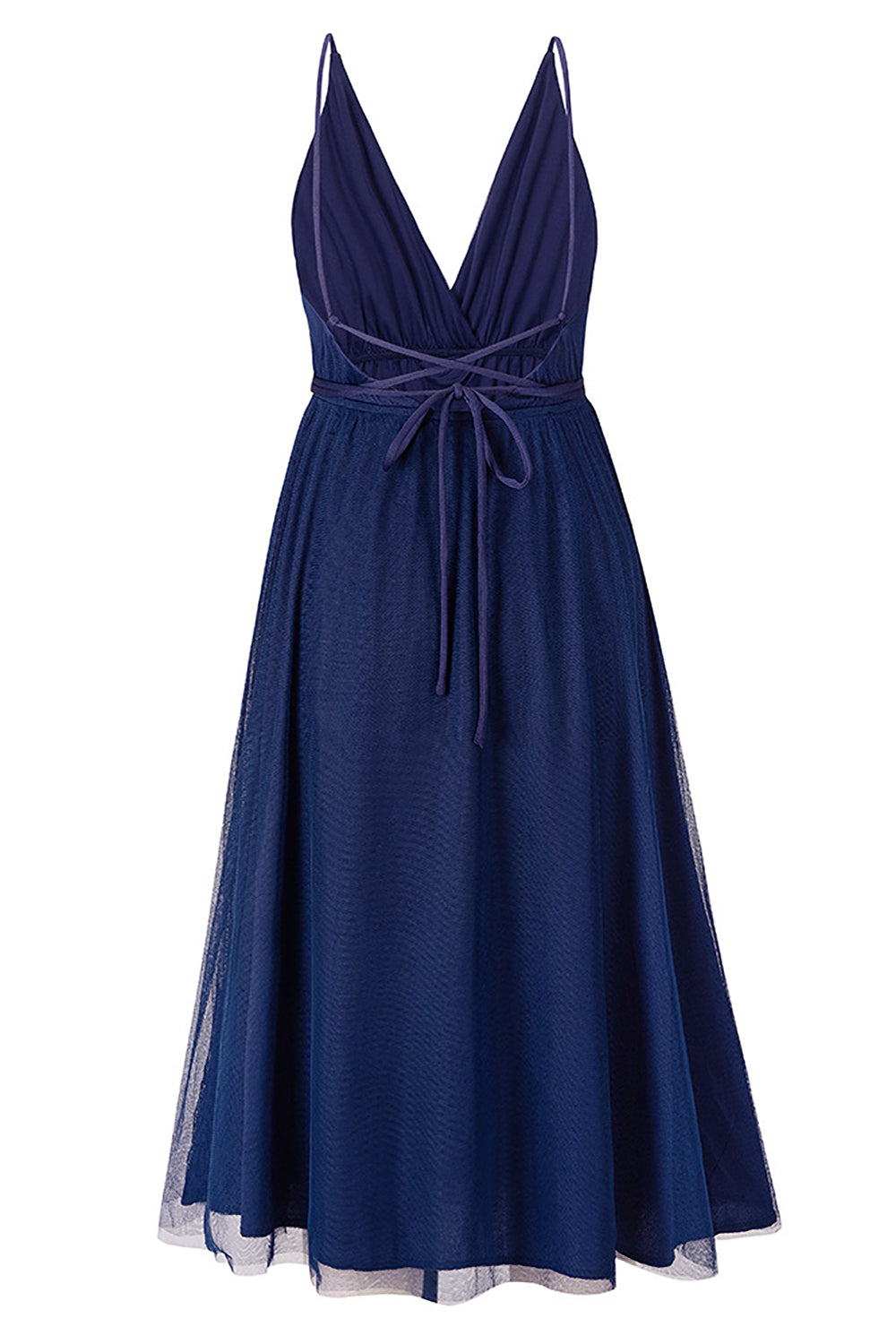Simple Deep V Neck Green Party Dress - Fashionpara