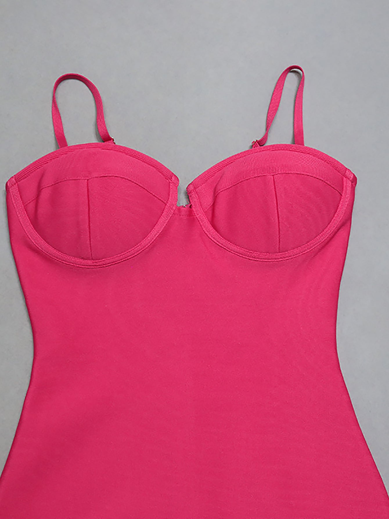 Pink Cutout Tight Short Party Dress - Fashionpara