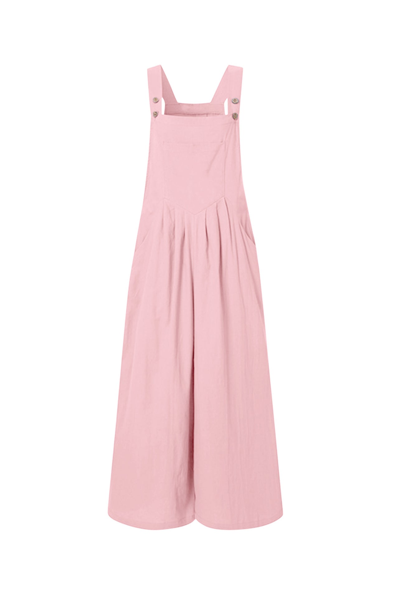 Candy Color Chest With Pocket Jumpsuits - Fashionpara