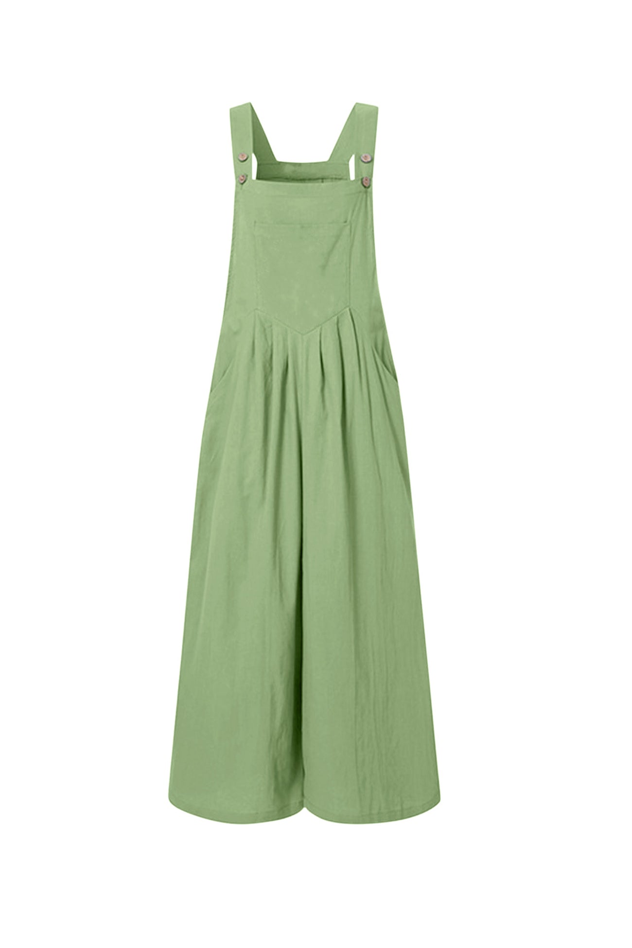 Candy Color Chest With Pocket Jumpsuits - Fashionpara