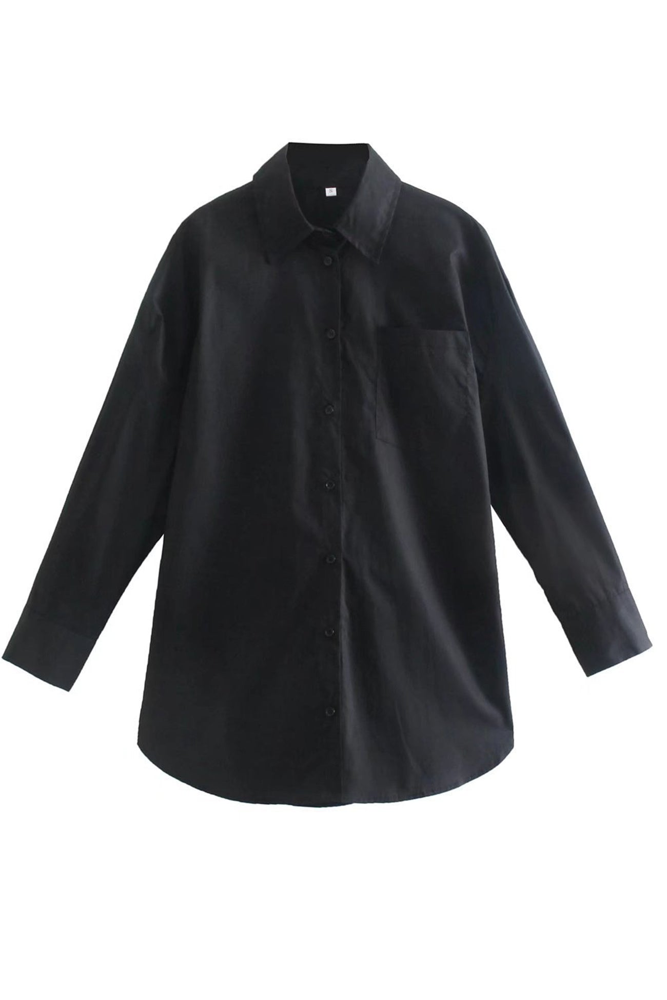 Candy Color Mid-length Cotton Blouse