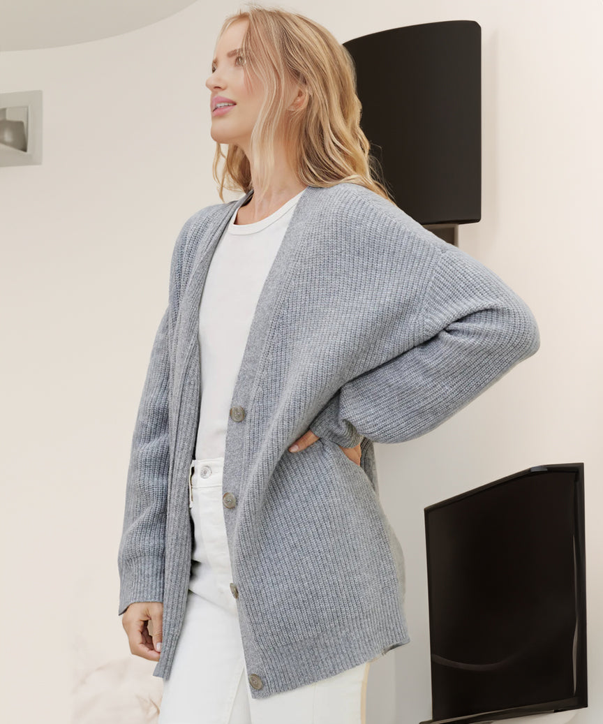 Cashmere Cocoon Cardigan 11