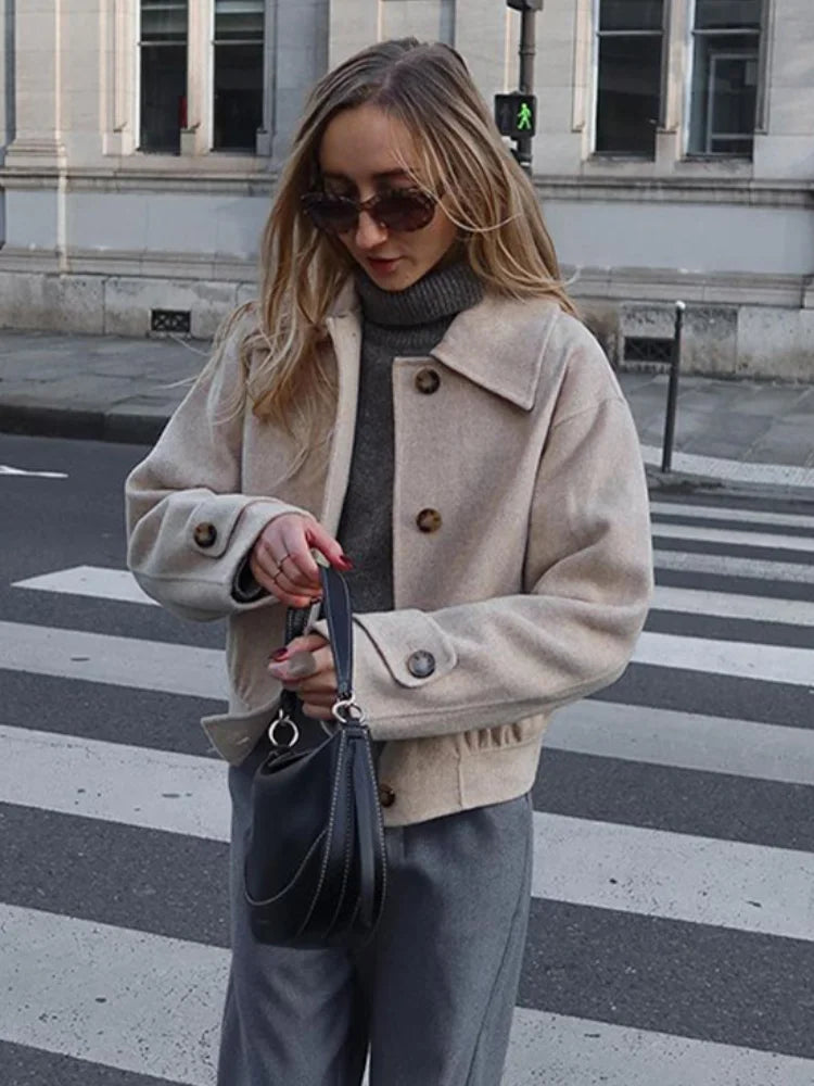 Casual Warm Autumn Short Jacket