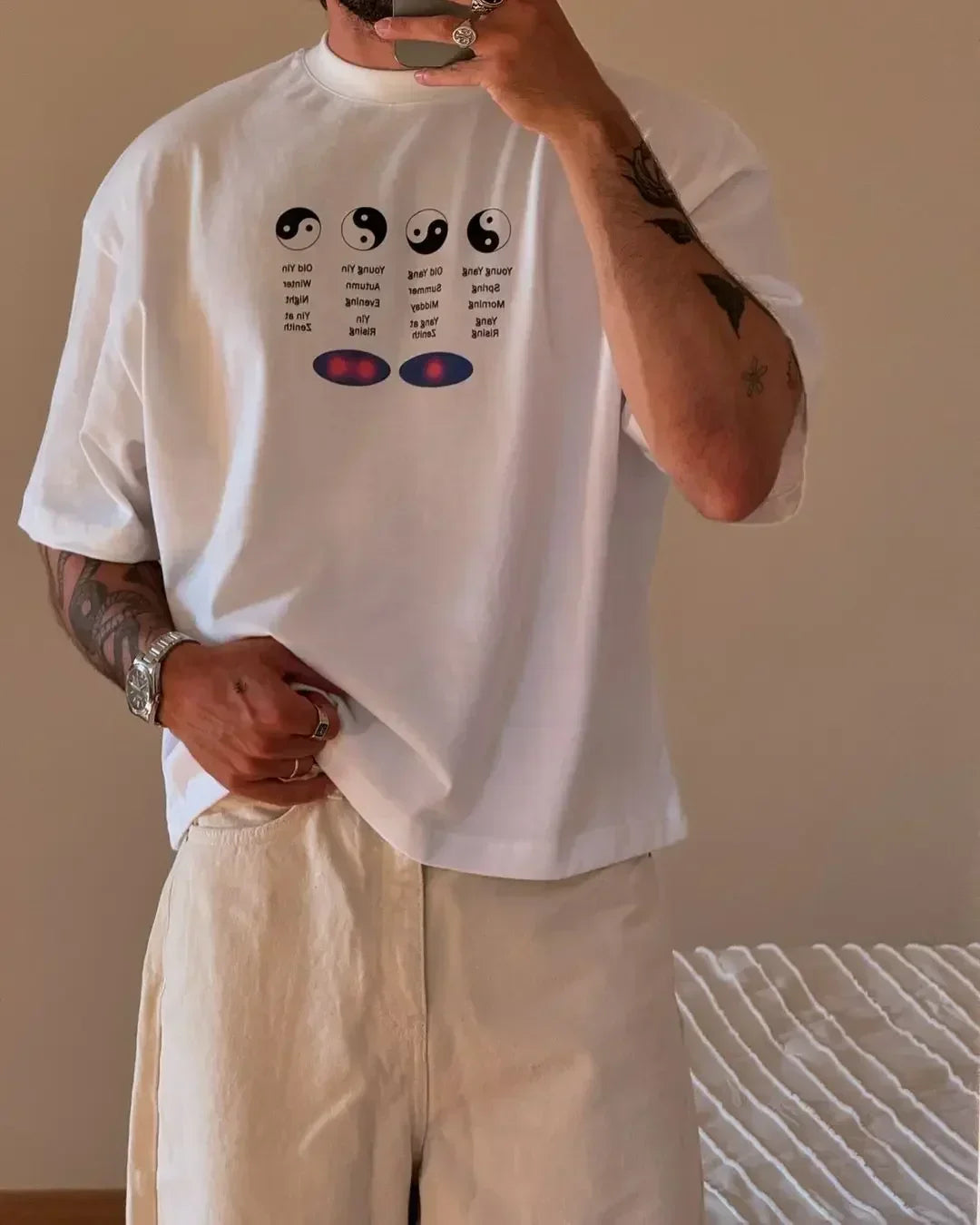 Casual Fish Y2K Graphic T-shirt