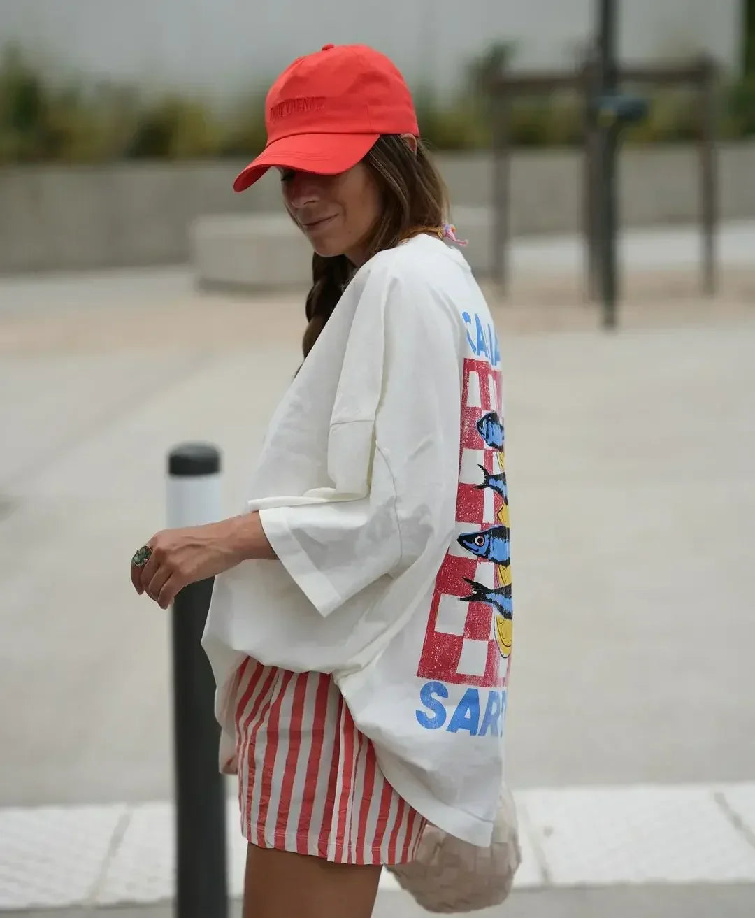 Casual Fish Y2K Graphic T-shirt